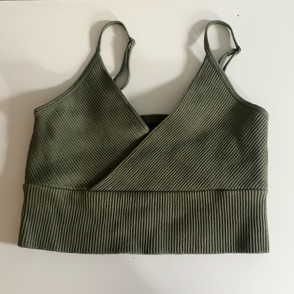 Green tank top